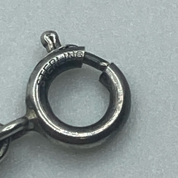 VTG Sterling Brushed Woodgrain Texture Bracelet Adjustable 6.5” - 7.5” / 4mm - Picture 6 of 9